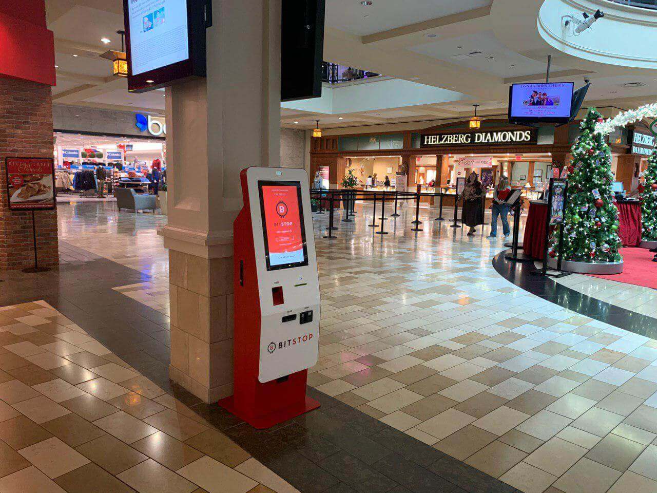 Bitstop ATM in Mall Helzberg